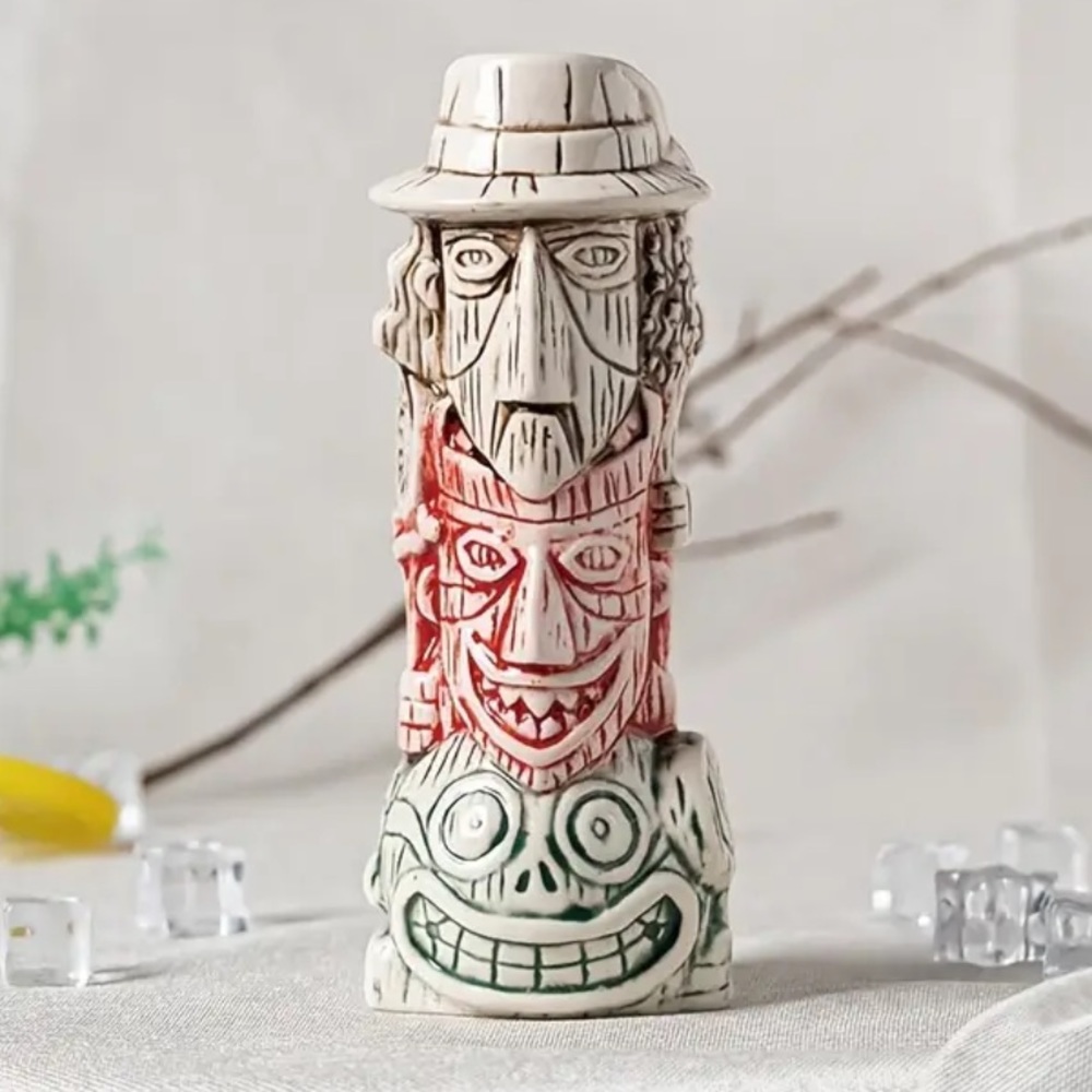 NIB Nightmare Before Christmas Inspired Ceramic Tiki Mug Ft Lock, Shock & Barrel